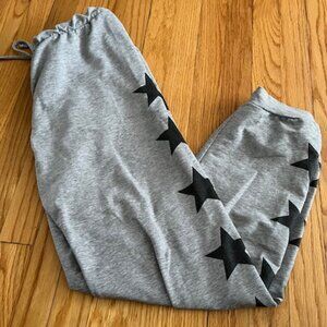 ISLAND GYPSY gray STAR pant/ sweatpant, M